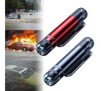 XJQ Car Window Breaker, 2-In-1 Car Window Breaker and Seat Belt Cutter, Life Hammer with Seatbelt Cutter, Emergency Car Escape Tool (2pcs-c)