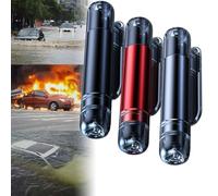 XJQ Car Window Breaker, 2-In-1 Car Window Breaker and Seat Belt Cutter, Life Hammer with Seatbelt Cutter, Emergency Car Escape Tool (3pcs)