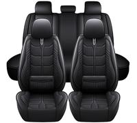 XJQHK Car Seat Covers for Toyota Yaris 1.5 Hybrid Y20 5dr 2020 2021, Full Set Car Seat Cushion Cover Front Rear Protectors Auto Waterproof Accessories,D-Black