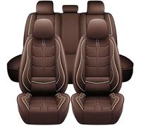 XJQHK Car Seat Covers for Toyota Yaris 1.5 Hybrid Y20 5dr 2020 2021, Full Set Car Seat Cushion Cover Front Rear Protectors Auto Waterproof Accessories,B-Coffee