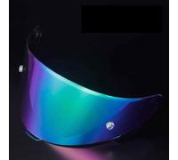 XJQHK Motorcycle Helmet Visor for KYT TTC, UV Anti-Fog Motorcycle Helmet Visor Lens Windproof Motorbike Helmet Face Shield,normal-B Blue Green