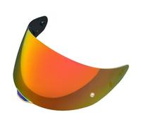 XJQHK Motorcycle Helmet Visor for LS2 FF352 FF802 Rookie Flash 5 Tooth Ratchet, UV Blocking Full Face Shield, Anti-Fog Scratch Quick Release Helmet Lens,normal-G Revo Deep Red