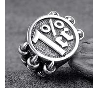 XJruixi Cool Male 1% er Biker Ring Heavy Metal Stainless Steel Dragon Claw Ring Men Punk Motorcycle Band Party Ring Dropshipping Store