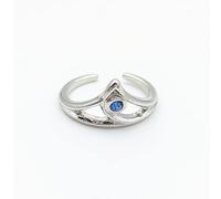 XJruixi Game Valorant Ring Sage Cosplay Unisex Adjustable Opening Player Zircon Couple Rings Accessories Jewelry Gifts