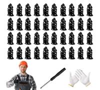 Xjrwac Tire Fix Rubber Nail Kit, Tire Repair Rubber Nails with 2 Sizes, Ease of Installation, Self Service Vacuum Spiral Nails Kits Tool for Cars, Motorcycles (150PCS, L)