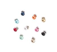 XJSDI 40Pcs About 15MM Decorative Cover Up Buttons,Lightweight No Sew Safety Brooch Pins For Dress Modesty,Fashion Safety,Clothing Decoration