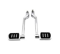 XJSMDXJ Motorcycle L Shaped Gear Lever Front and Rear Heel-Toe Gear Motorcycle Accessories Folding Auxiliary Bracket Gear Lever Pedal Suitable for Fat 114 114 18-24(Chrome)