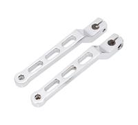 XJSMDXJ Motorcycle L Shaped Gear Lever Motorcycle Heel Toe Gear Shifter Lever Shift Peg for Touring Electra for Road Street Tri Glide for Road King Softail(Chrome Lever)