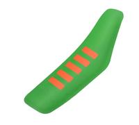 XJSMDXJ motorcycle Protection Seat Cover Cushion Powerzone Rib Rib Grip Seat Cover Set Protective Pads For SXF EXC KXF CRF YZF WR TC TEprotection CoverSkyddande(Green Orange Seat)