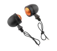 XJSMDXJ Motorcycle turn signal rear turn signal Motorcycle Tail Light 12V Mini Round Rear Turn Signal Indicatorturn Signal Front Indicator Light Or Rear Indicator Light(2 PCS -black)