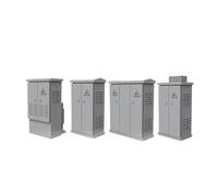 XJT18011 1/18 Miniature Factory Building Military Car Railway Track Accessories Tools Diorama Landscape Electrical Distribution Transformer Box