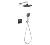 XJTNLB Concealed Shower Set Chrome Handheld Showers 3-Mode