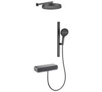 XJTNLB Modern Led Digital Display Thermostatic Piano Keys Shower Set