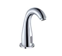 XJTNLB Touchless Basin Tap Chrome Bathroom Sink Taps Mixers Battery Powered Hot and Cold Water Brass