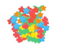 XJUDA 224 Pcs Foam Stickers in Assorted Shapes Including Four-Leaf Clover, Flowers, Five-Pointed Stars, Hearts, Butterfly Series for Children Craft Stickers for Kids Art Projects, Classroom Activities