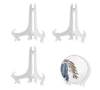 XJUDA 3 Pcs Plate Stands for Display Plate Display Stands for Medals, Sports Cards, Books, Postcards and Various Collectibles