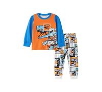 XJUERAA Boys Girls Pyjamas Sets Kids Pjs Dinosaur Moster Truck Panda Print Nightwear Toddler Polyester Long Sleeve Unisex Crewneck 2 Piece Sleepwear Winter Clothes Age 1-7 Years Old