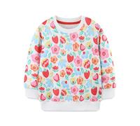 XJUERAA Girls Boys Jumper Sweatshirt Dinosaur Butterfly Animal World Kids Unisex Tops Children Little Baby Long Sleeve Polyester Jumpers Outfits Casual Crewneck Autumn Winter Clothes Age 1-7 Years