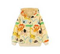 XJUERAA Kids Hoodie Zip Up Boys Girls Dinosaur Digger Unicorn Hoodies Toddler Hooded Coat Zip Up Clothes Baby Cotton Crewneck Long Sleeve Jacket Age 1-7 Years Old