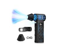 XJUGEZ Electric Air Duster,130000RPM Compressed Air Duster with 2 LED&Screen,4-Gear Cordless Mini Air Blower Rechargeable as Compressed Air Can,Hand Held Compressed Air Cleaner for PC,Car,Keyboard-05