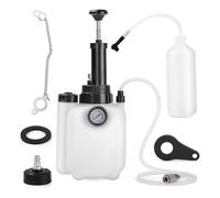 XJYMCOM 85mm Brake Bleeder Kit, 3L Brake Bleeding Manual Brake Fluid Bleeder Kit Pressure Bleeder with 1L Brake Fluid Extractor Brake Fluid Bleeder Kit for European Cars Vans Trucks ABS Systems