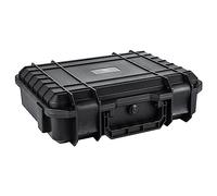 XJYMCOM Flight Case Hard Compact Camera Case Portable Carry Lock Storage Box Protective Storage Carrying Case with Foam for Tools Drones Camera Lens Accessories 34 x 27 x 10cm (Large)