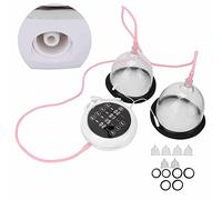 XJZHANG Breast Massager Cup, Chest Beauty Enlargement Massager Electric Micro Current Breast Massager Vacuum Cup Therapy Breast Massage Machine