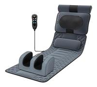 XJZHANG Full Body Massage Mat with Heat 20 Neck Massage Heads, Foot Massager Whole Body Vibration Massage Pad 9 Gear Massage /3 Timing Modes Shiatsu Massage Pad for Back Neck Lumbar Leg Foot