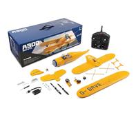 XK A300 Beech D17S RC Airplane for Adults, 2.4G 4CH Brushless Warbird Aircraft with 3D/6G Gyro System & LED Light, 550mm Wingspan Quick Release EPP Fixed Wing Aircraft for Hobbyist - RTF