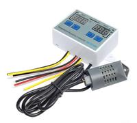XK-W1099 Environmental Controller with Real-Time Digital Display for Accurate For Temperature and Humidity Loop (12V)