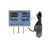 XK W1099 Temperature Humidity Controller for Greenhouse Farming Cold Room Aquarium Use with Digital LCD Display 0-100C 0-100RH 2200W 10A Output