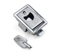 XK110S Zinc Alloy Flat Lock Engineering Trailer Trailer Lock Small Square Lock No Lock 1Pcs