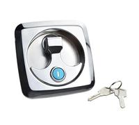 XK122 Zinc Alloy Panel Lock Rotary Latch Lock Arc Handle Lock 1Pcs