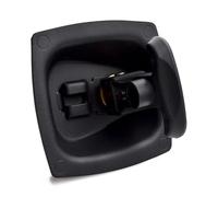 XK127-2 Zinc Alloy Carbon Steel Black Panel Lock Plane Handle Door Lock 1Pcs(with Key)