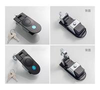 XK153S with Key Sealed Lever Latch Swing Handle Cam Locking Industrial Cabinet Plane RV Door Lock Compression Lock 1Pcs(XK153-67BS-key)