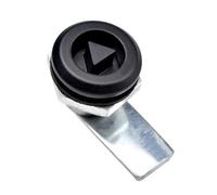XK204-3 Zinc Alloy Mini-Type Handle Small Round Lock Tongue-Locked Cam Lock 1Pcs(XK204-3B)