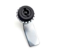 XK205 Stainless Steel Drawer Tubular Cam Lock Quarter Turn Zinc Alloy Lock 1Pcs(Black)
