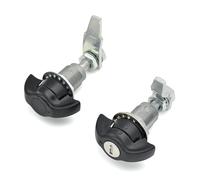XK245-2 Large Compression Door Lock E3-158-25 Airfoil One-Word Handle Lock Key-Locking Keyed CH751 Metal Wing Knob Lock 1Pcs(XK245-2)