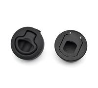 XK246-81 Unlock Plastic Black Circular Pull Ring Lock 1Pcs(XK246-81)
