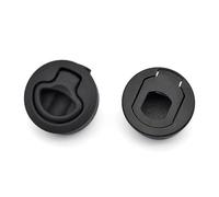 XK246-81 Unlock Plastic Black Red Blue White Circular Pull Ring Lock 1Pcs(XK246-61BS)