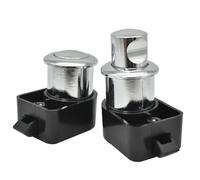 XK252W Boat Cupboard Cabinet Door Lock RV Button Push Latch 1Pcs