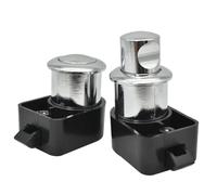 XK252W Boat Cupboard Cabinet Door Lock RV Button Push Latch 1pcs