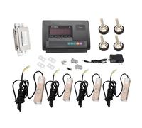 XK3190 A12E Weighing Indicator Weight Scale Indicator,with 4-Wire Junction Box 5T Load Capacity Animal Scale Kit,for Animal Cattle Hogs Pigs Sheep with Weighting Indicator