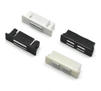 XK804 Door Closer Kitchen Cupboard Wardrobe Cabinet Latch Catch Magnetic Suction Door Catcher 1Pcs(XK804-64W)