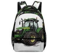 XKASKDFKE Adventure Ready Kids Backpack Agriculture - Tractor Style with Security Whistle One Size