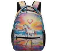 XKASKDFKE Adventure Ready Kids Backpack Animal - Cool Horse Style with Security Whistle One Size
