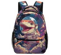 XKASKDFKE All-Day Comfort Animal Backpack Cartoon Dinosaur - Padded Back & Adjustable Chest Strap One Size
