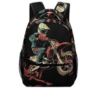 XKASKDFKE All-Day Comfort Transportation Backpack Dirt Bike - Padded Back & Adjustable Chest Strap One Size