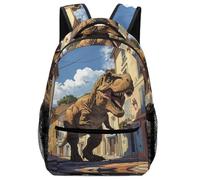 XKASKDFKE Animal Daypack for Children - Dinosaur Themed + Emergency Whistle Included One Size