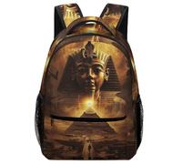 XKASKDFKE Best-Rated God Backpack Tutankhamun - Reflective Strips & Safety Certified One Size
